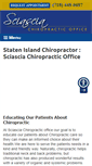 Mobile Screenshot of chiropracticstatenisland.com